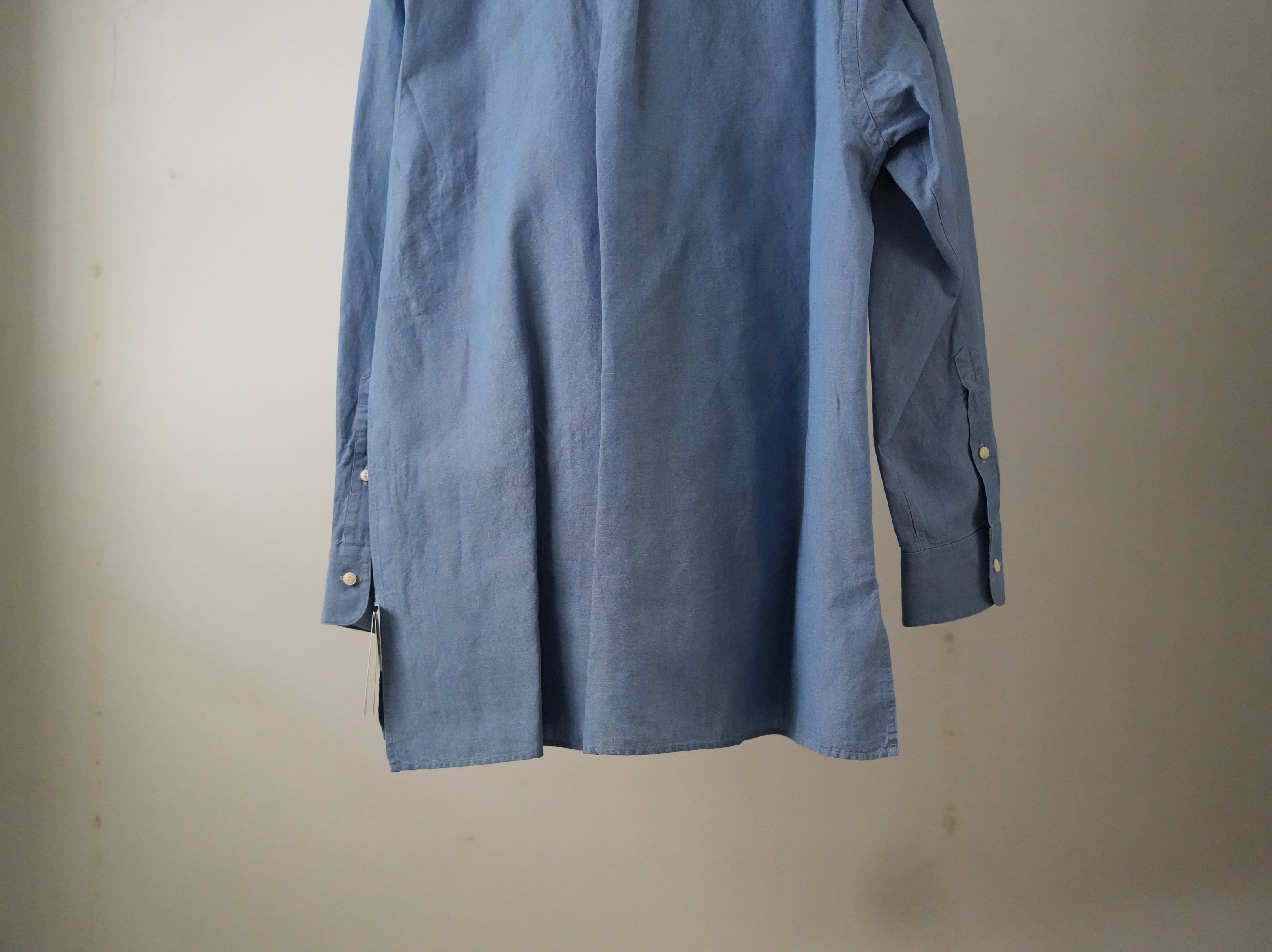 BISOWN ビソウン コットンリネン シャンブレーシャツ Light Indigo