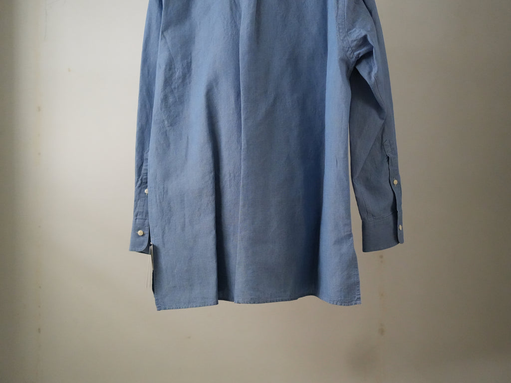 BISOWN (ビソウン) / COTTON LINEN CAMBRAY SHIRTS Light Indigo