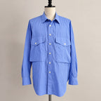 ensou. Big Raglan-sleeve shirts Blue