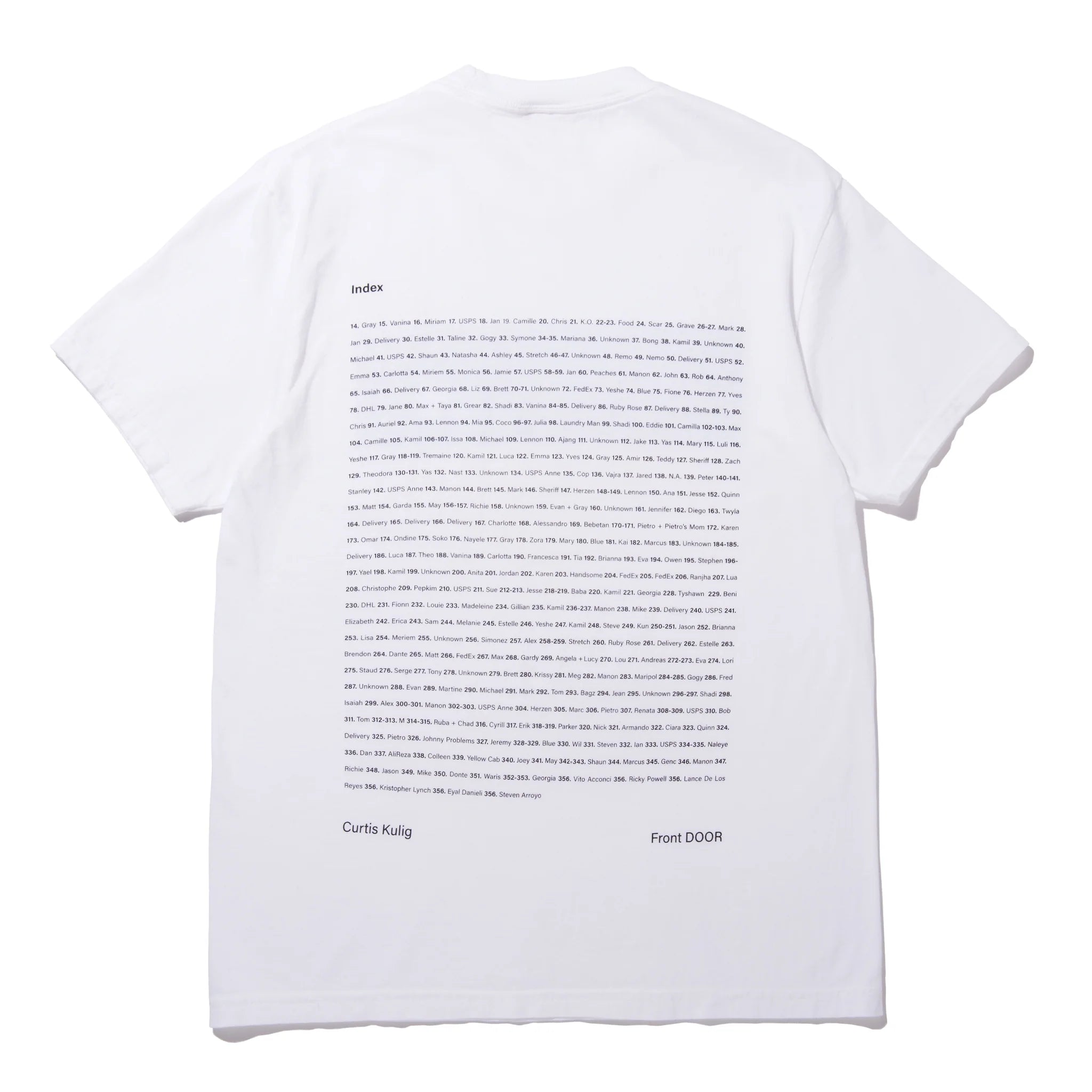 1729 project / Front DOOR T-shirt