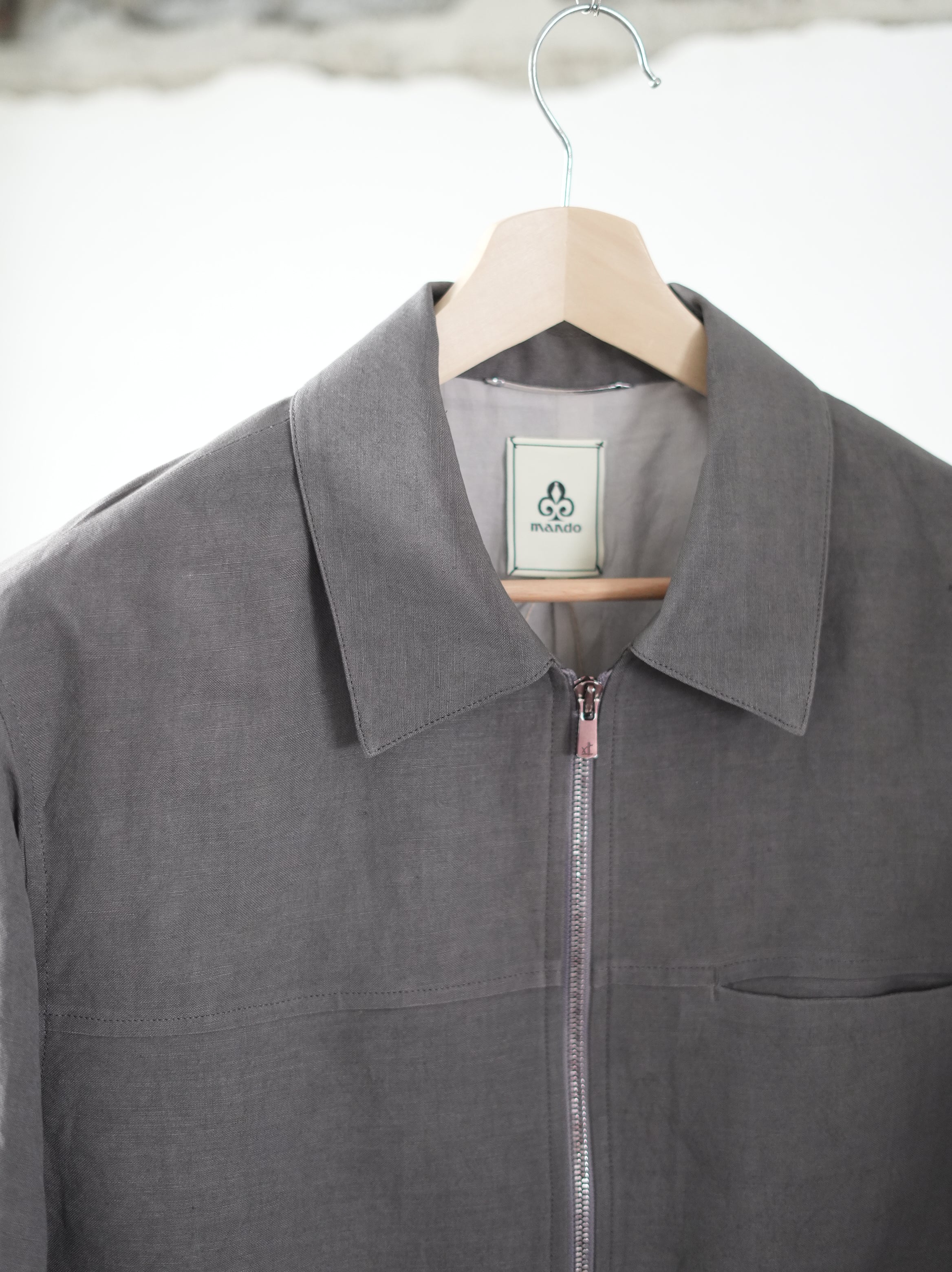 mando (マンド) / Sulfur-dyed front-zip blouson 12