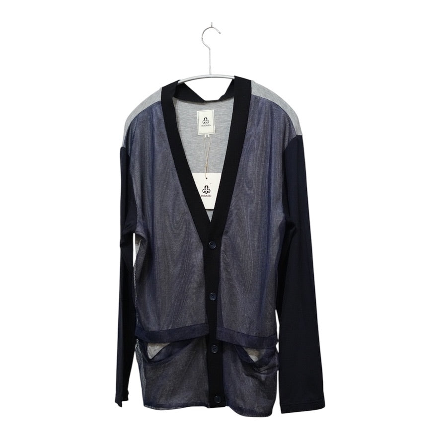 mando (マンド) / mesh panel cardigan