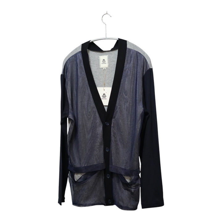 mando mesh panel cardigan