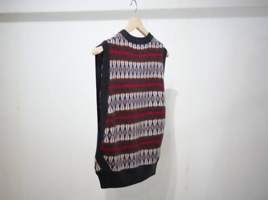 BISOWN ( ビソウン ) / CASHMERE MIX PATTERN VEST