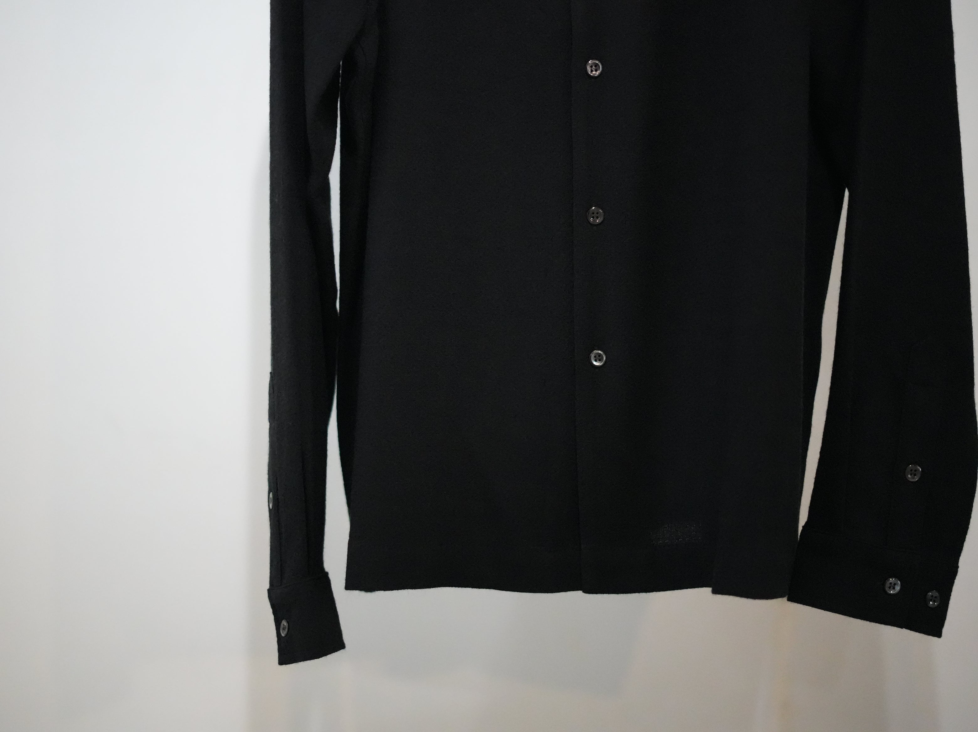 Sefr (セファー) / SENSE shirts Black crepe