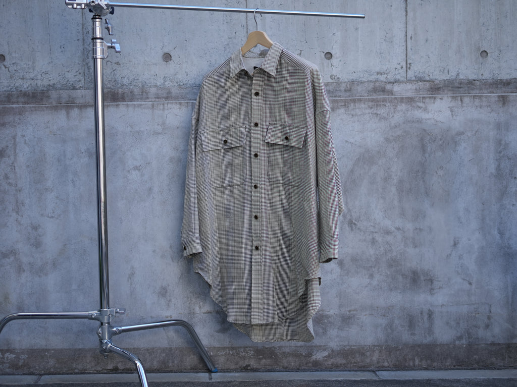 ensou. (エンソウ) / Whale Work Shirts a Olive Plaid
