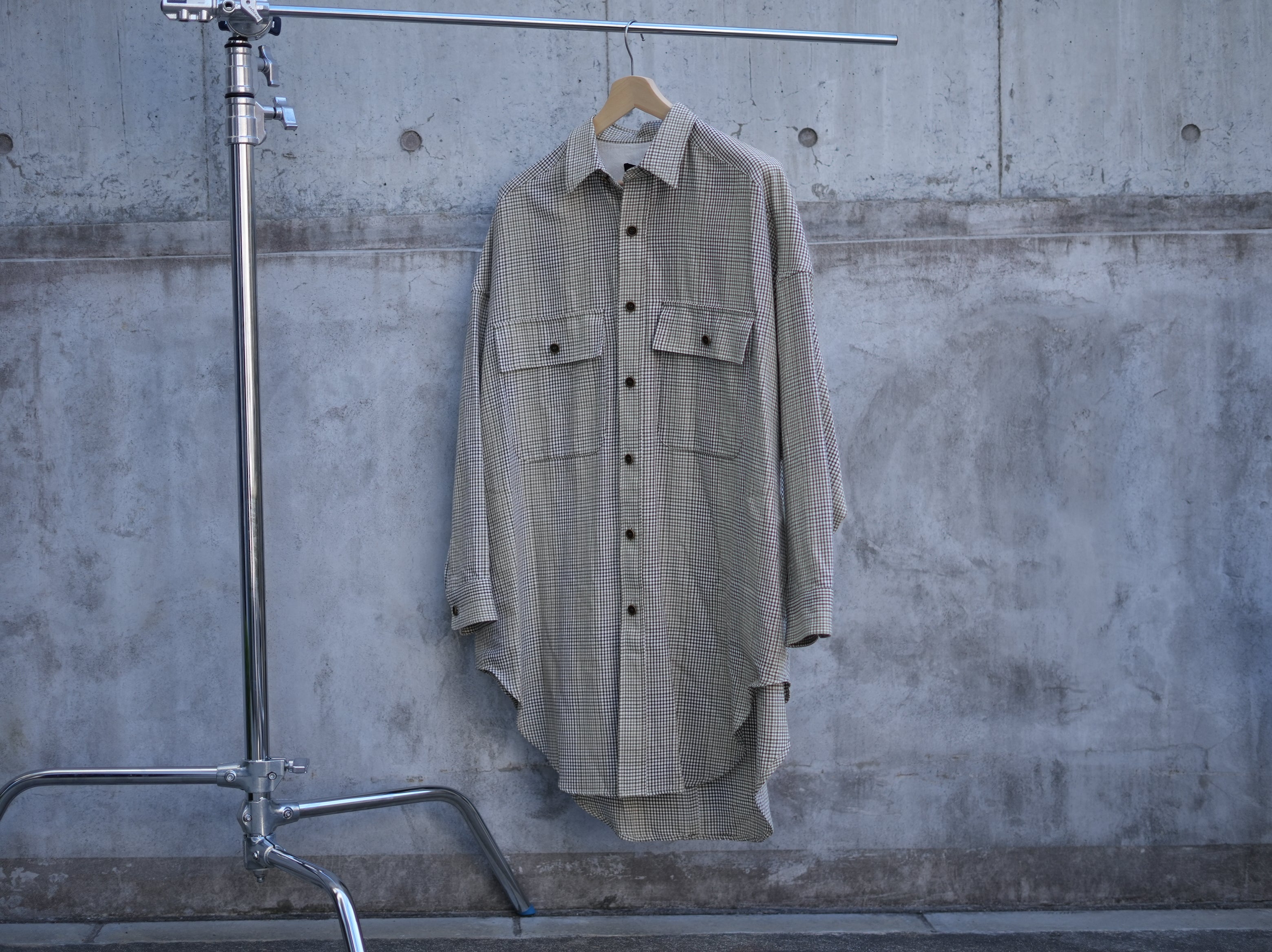 ensou. (エンソウ) / Whale Work Shirts a Olive Plaid