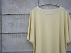 BISOWN (ビソウン) / PIMA MOKLODI RINGER TEE YELLOW × WHITE