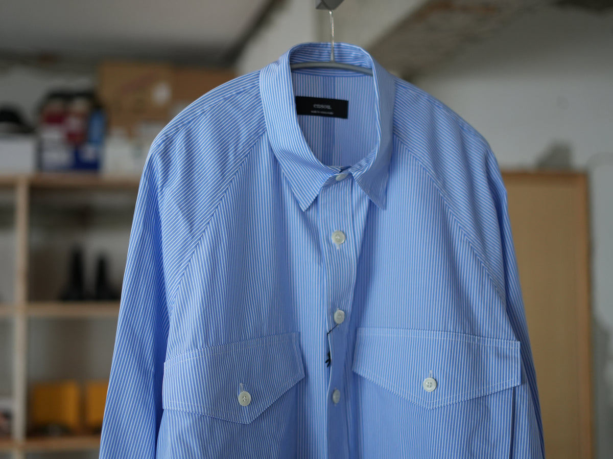 ensou. (エンソウ) / Big Raglan-sleeve shirts Blue