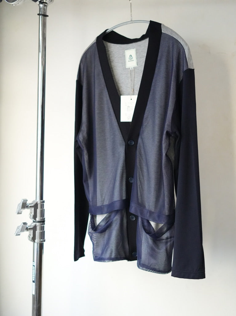 mando (マンド) / mesh panel cardigan