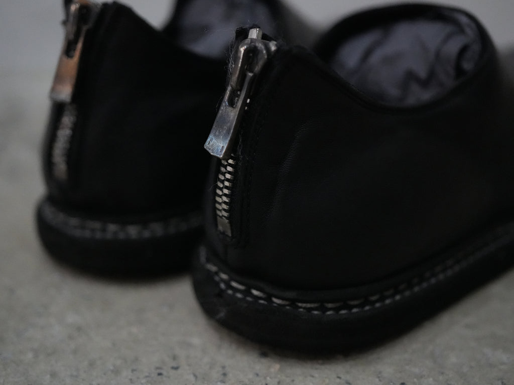 GUIDI (グイディ) / バックジップスリッポン  BACK ZIP SHOES 9900_N HORSE FULLGRAIN
