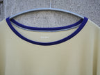 BISOWN (ビソウン) / PIMA MOKLODI RINGER TEE YELLOW × BLUE