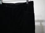 BISOWN ( ビソウン ) / MIXED-WALE CORDUROY NOTUCK SLACKS BLACK