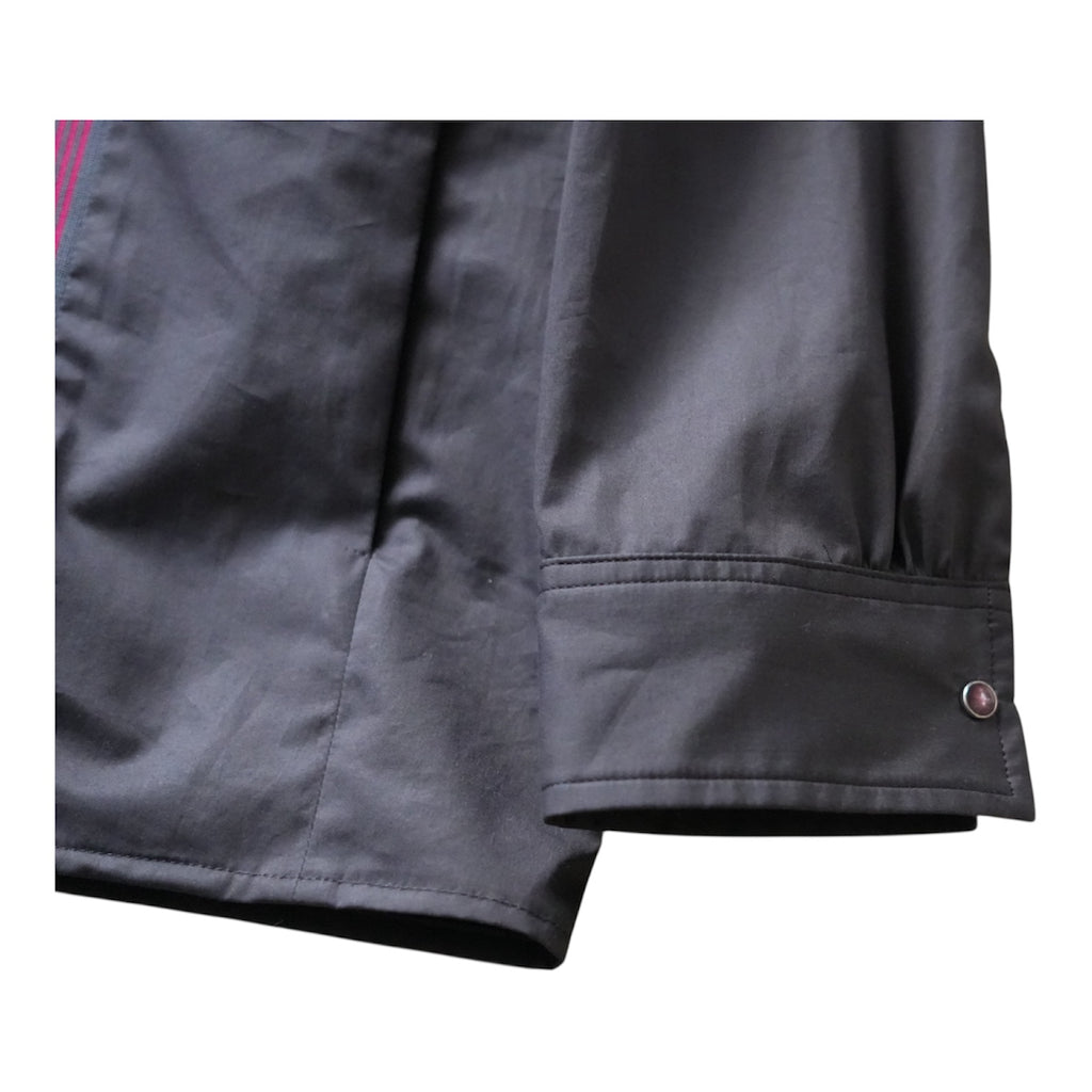 mando (マンド) / Front Zip Rib Panel Shirt