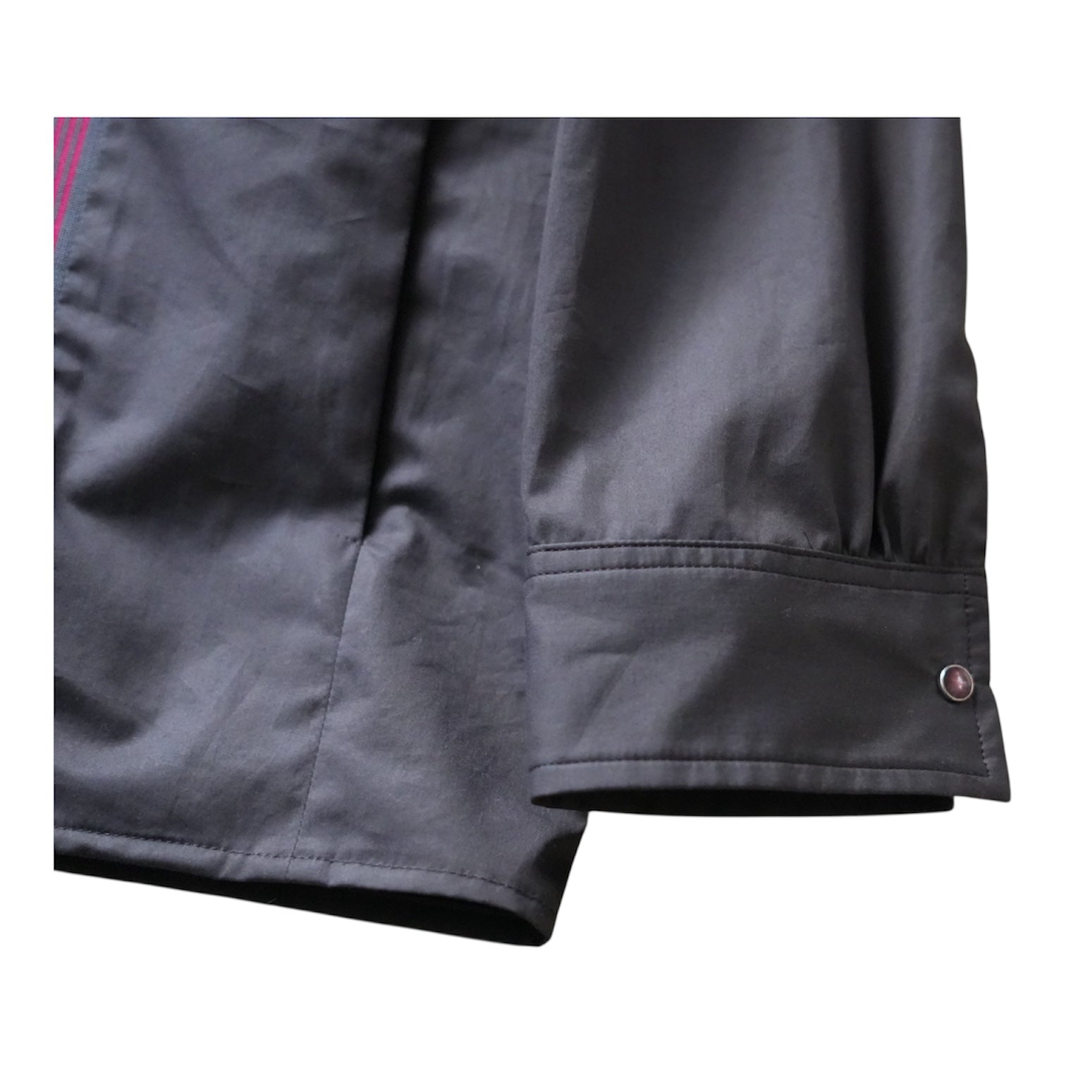 mando (マンド) / Front Zip Rib Panel Shirt