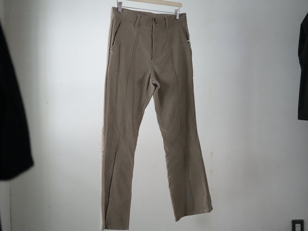 NOMA RHYTHM TEXTILE (ノーマ) / BOOTS CUT TROUSERS beige
