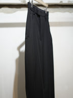 mando (マンド) wool mohair 2-tuck semi-wide pants