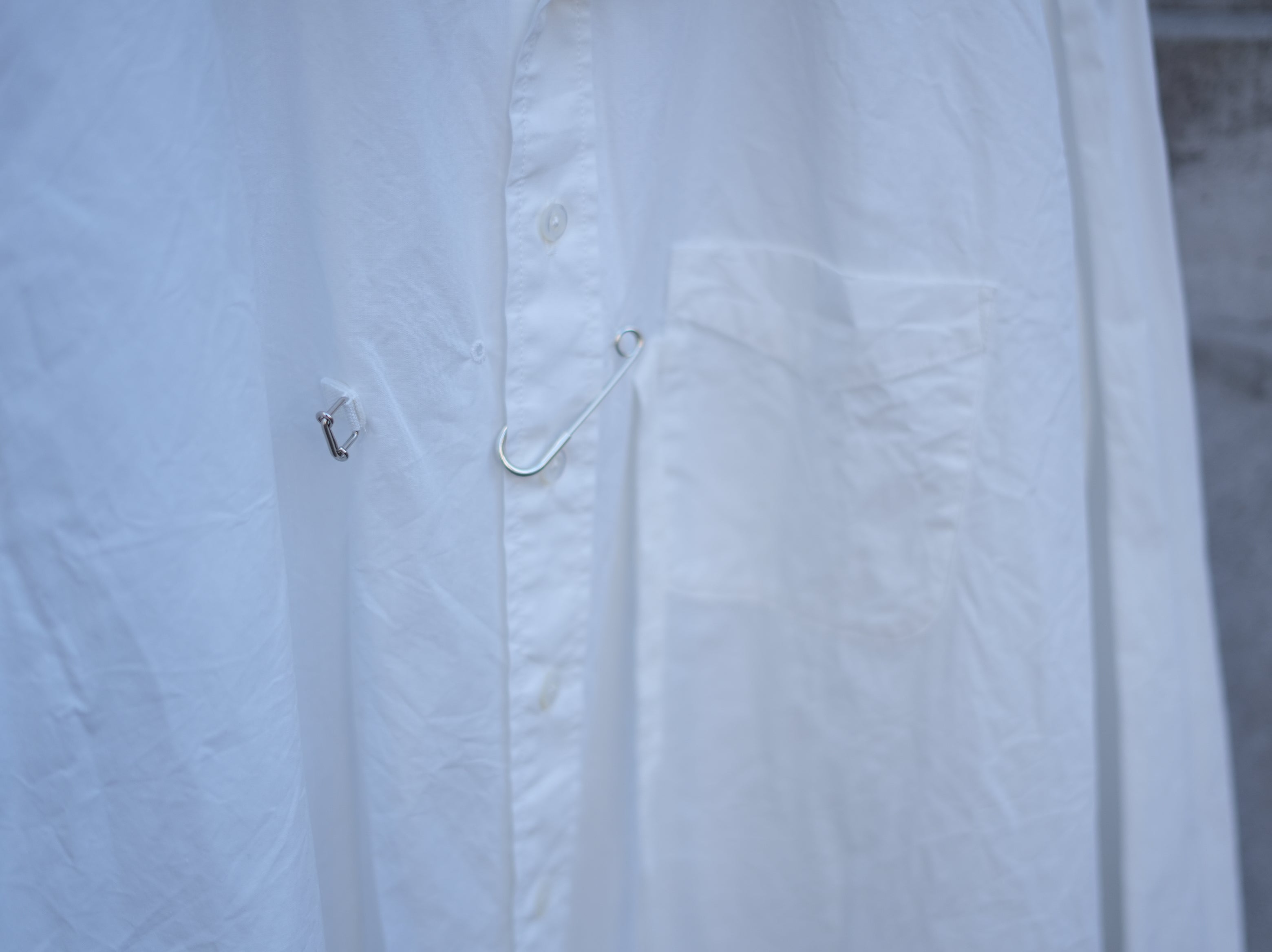 ensou. (エンソウ) / Ribbon Shirts a.white