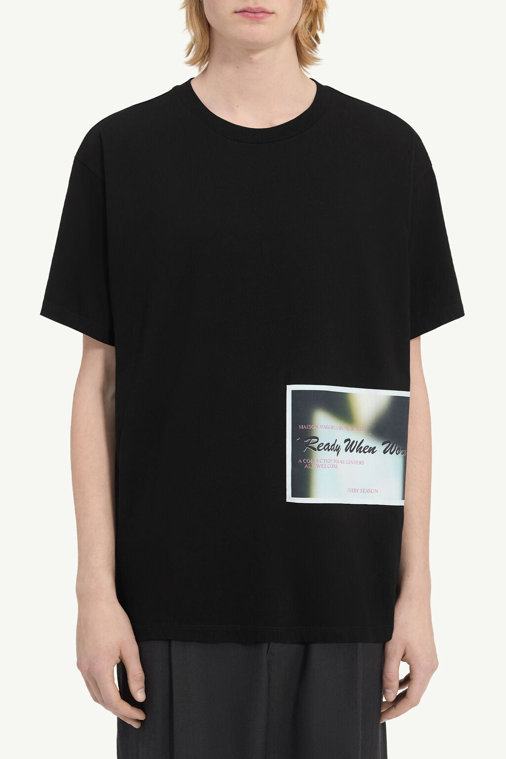 MM6 Maison Margiela ( エムエムシックス ) / Patch Cotton T-shirts Black