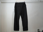 ensou. (エンソウ) / Double Front Derby Pants a. Black