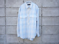 ensou. ( エンソウ ) / Half-zip shirts Sonic Blue