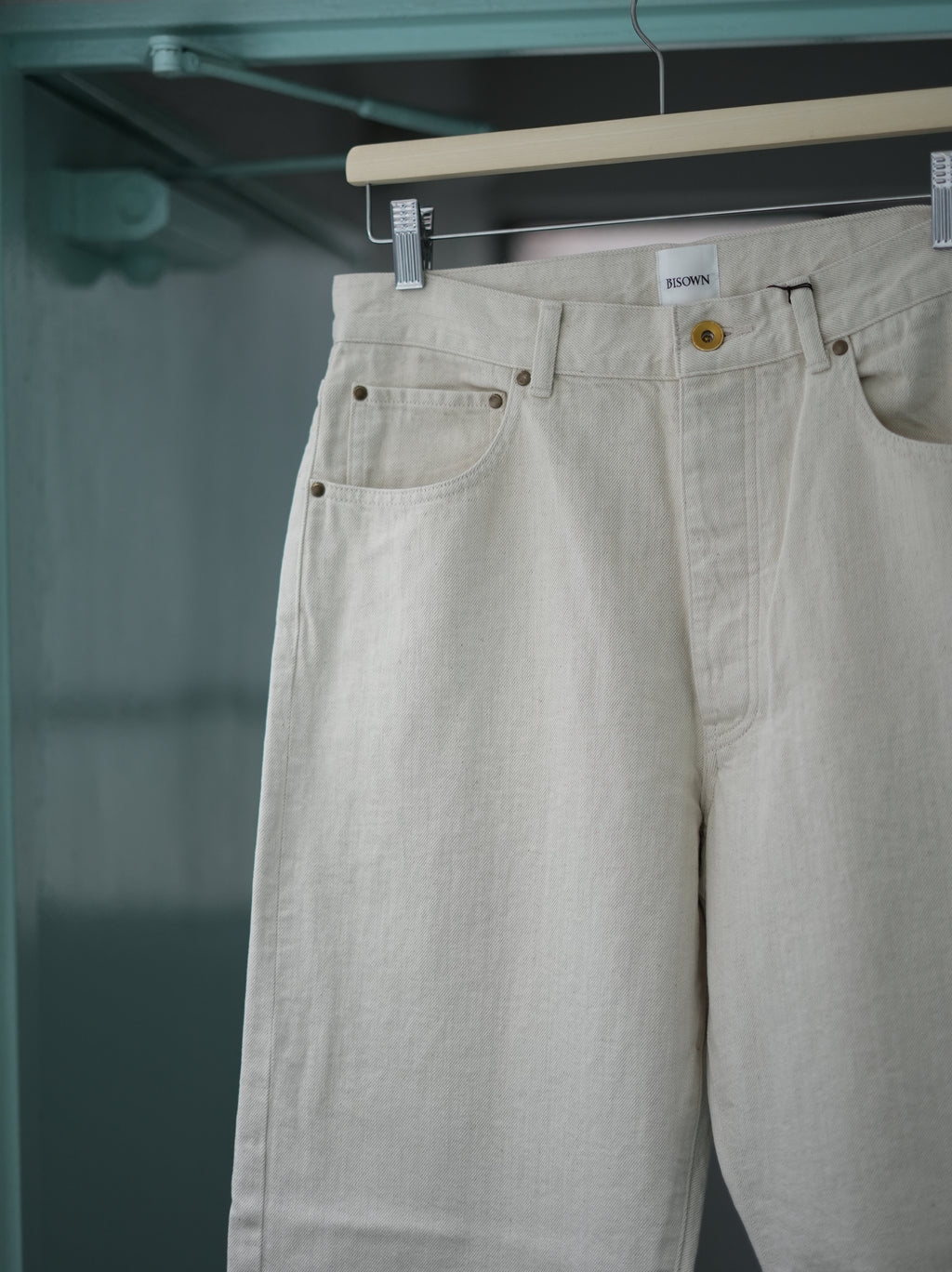 BISOWN (ビソウン) / CO/HE PURE STRAIGHT DENIM UN DYED