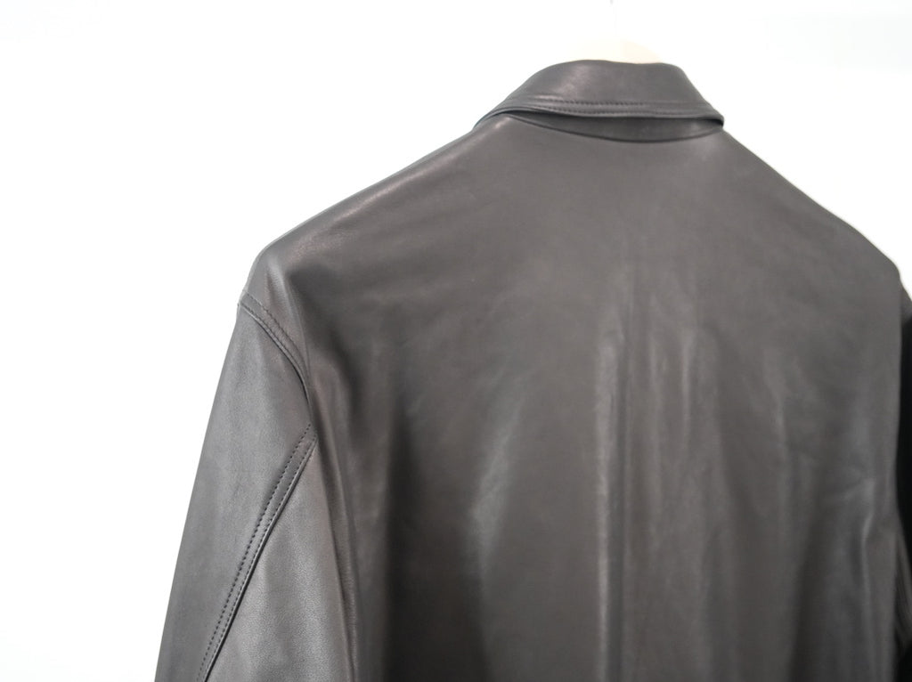 BISOWN ( ビソウン ) / LUMB LEATHER HUNTING JACKET BLACK