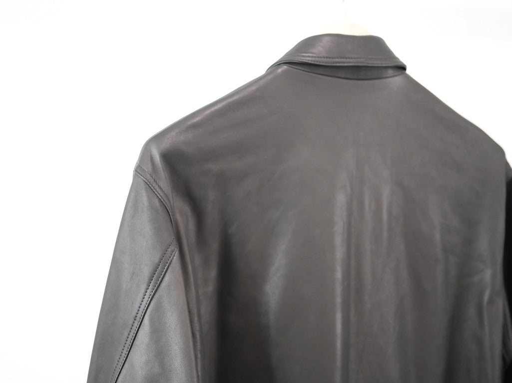 BISOWN ( ビソウン ) / LUMB LEATHER HUNTING JACKET BLACK