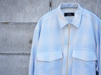 ensou. ( エンソウ ) / Half-zip shirts Sonic Blue