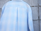 ensou. ( エンソウ ) / Half-zip shirts Sonic Blue