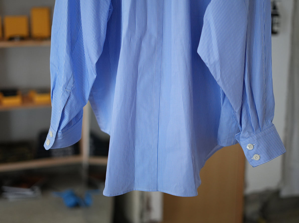 ensou. (エンソウ) / Big Raglan-sleeve shirts Blue
