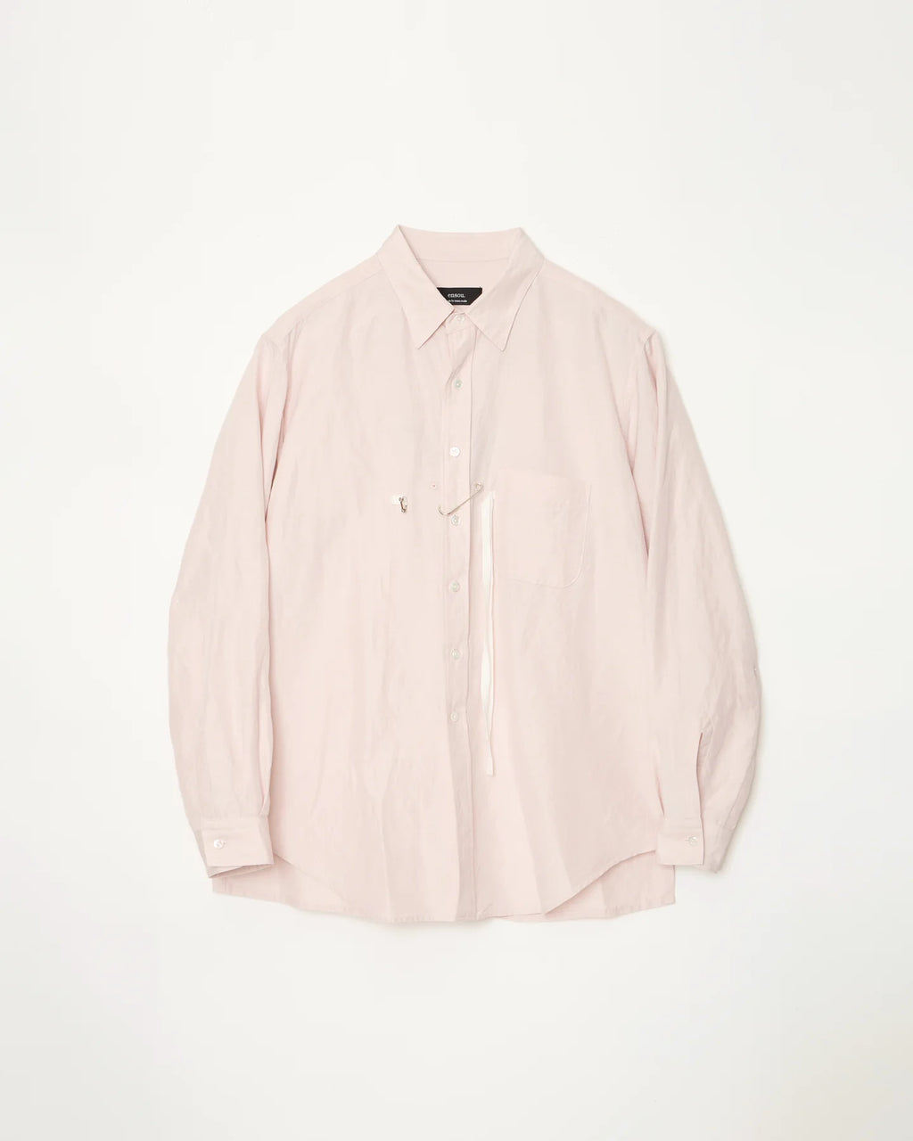 ensou. ( エンソウ ) / Ribbon shirts Dust Pink