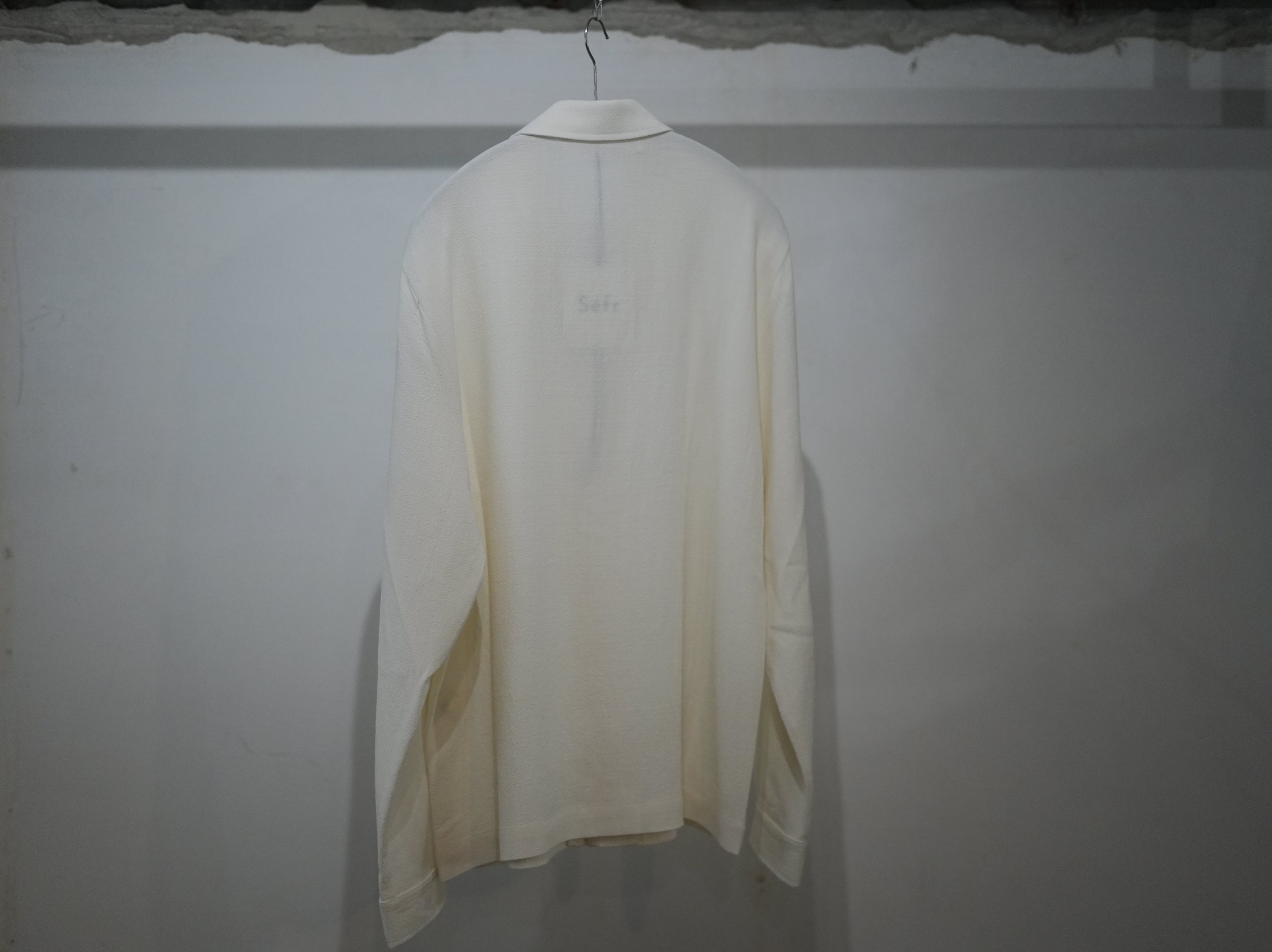 Sefr (セファー) / SENSE shirts White crepe