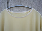 BISOWN (ビソウン) / PIMA MOKLODI RINGER TEE YELLOW × WHITE