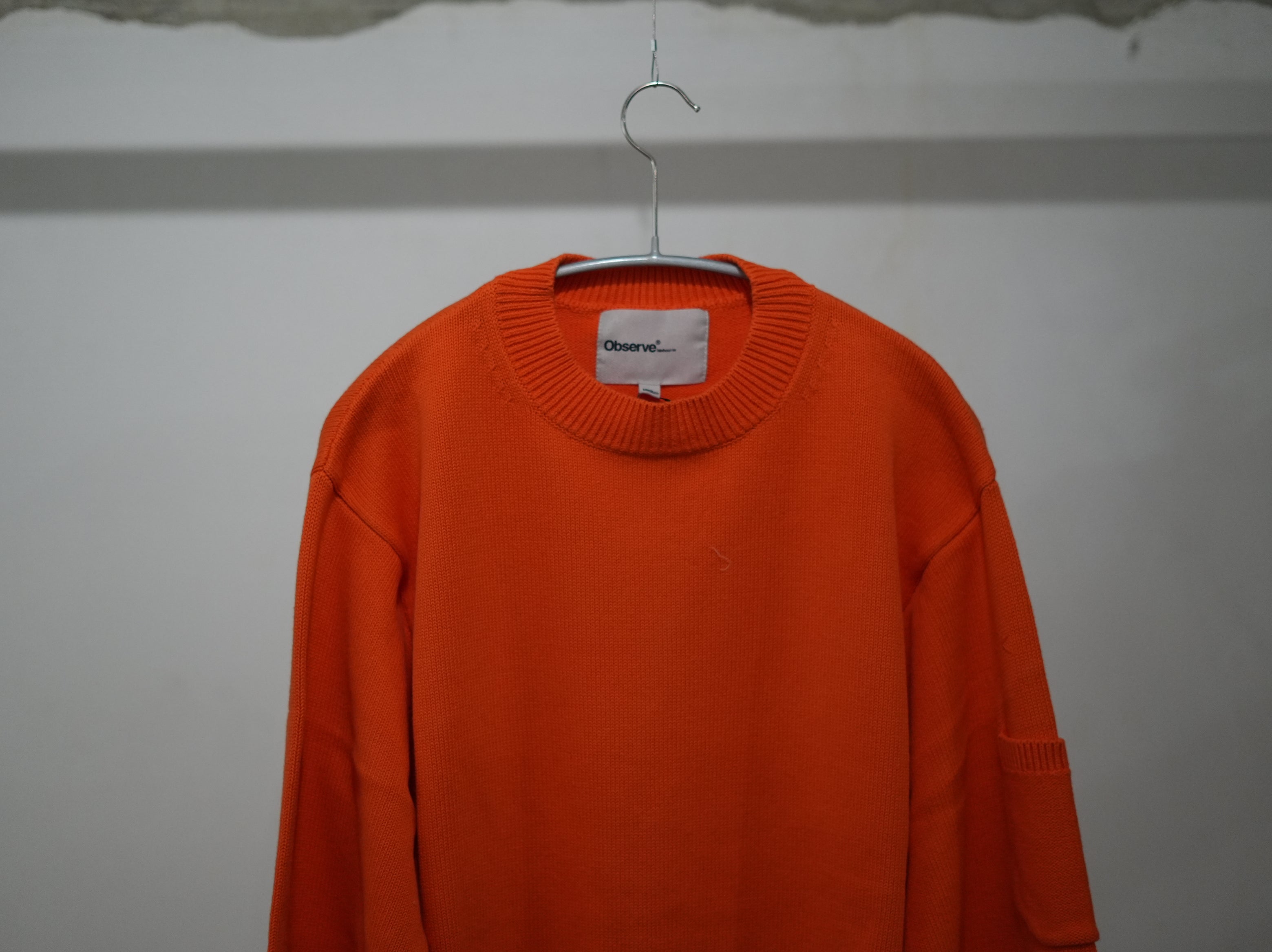 Observe (オブサーブ) / Pocket knit Orange