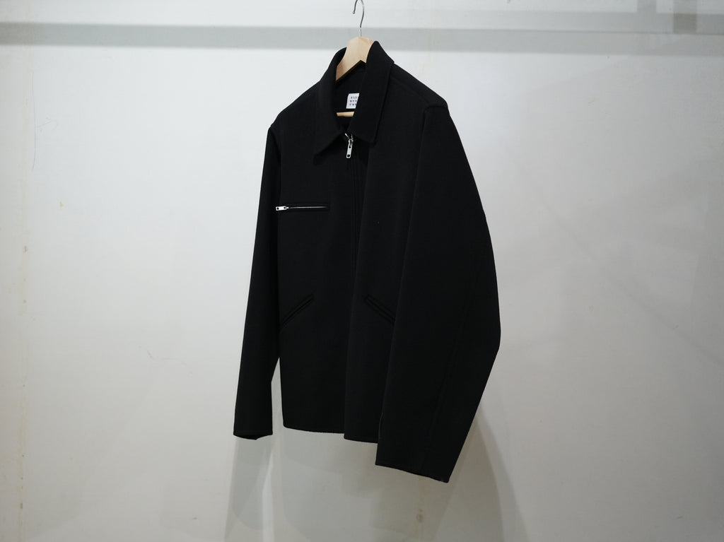 MM6 maison margiela ( エムエムシックス ) / Double Face Wool Zip Blouson Black