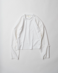 New Western Manner / Shirts Sleeve Crew neck White