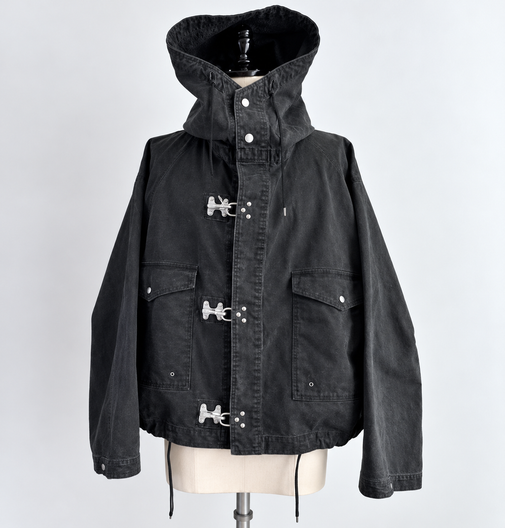 ensou. (エンソウ) / Fireman Parka Black