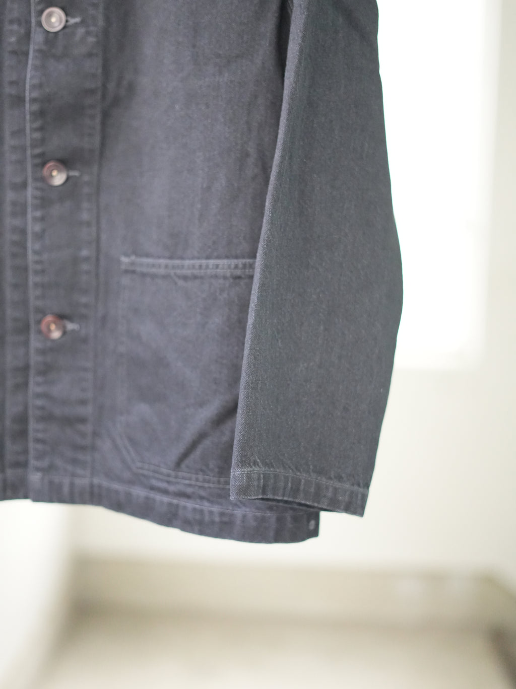 BISOWN (ビソウン) / CO/HE USN SHAWL COVERALL W BLK