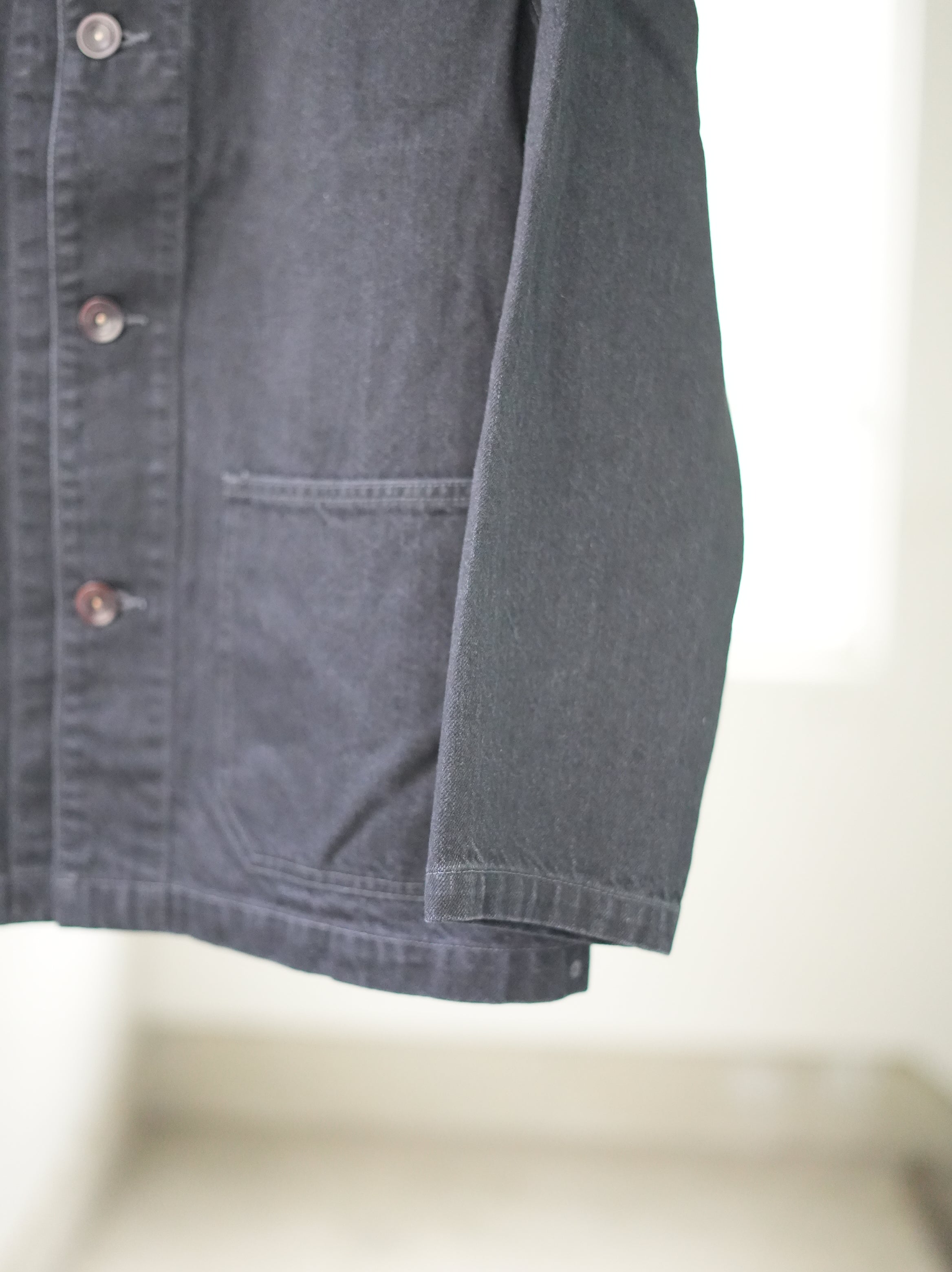 BISOWN (ビソウン) / CO/HE USN SHAWL COVERALL W BLK