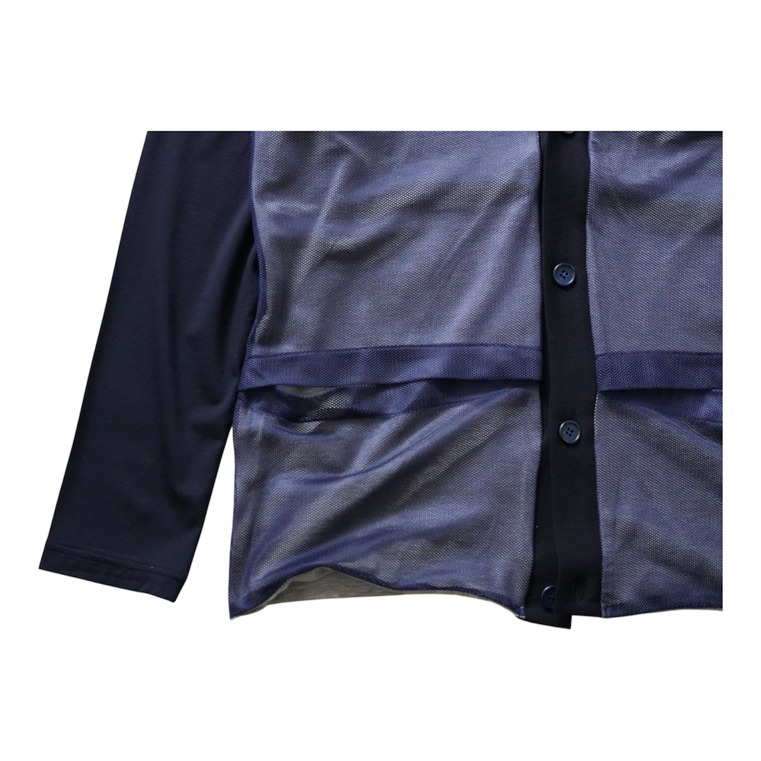 mando (マンド) / mesh panel cardigan