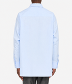 MM6 Maison Margiela ( エムエムシックス ) / Cotton poplin shirt with patched Light Blue