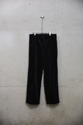 BISOWN ( ビソウン ) / MIXED-WALE CORDUROY NOTUCK SLACKS BLACK