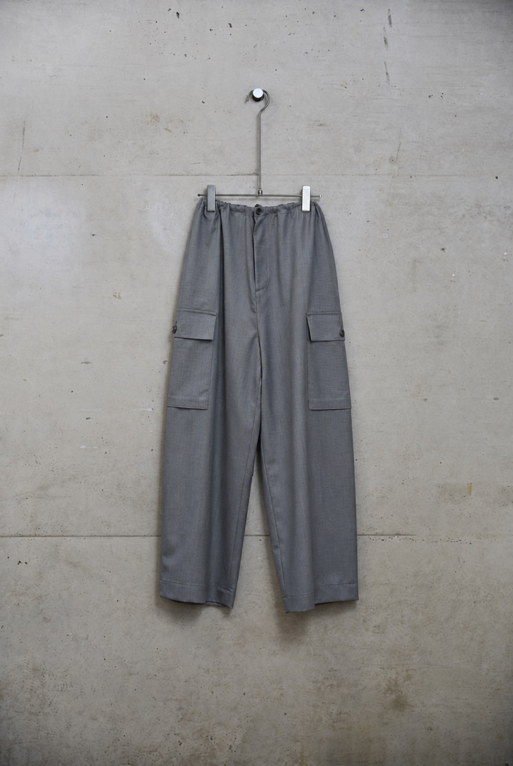 BISOWN ( ビソウン ) / BRITISH CLASSIC WOOL EASY PANTS 43 GRAY