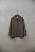 BISOWN ( ビソウン ) / BRITISH CLASSIC WOOL STITCH SHIRTS BROWN