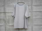 BISOWN (ビソウン) / 120/2 COTTON CREWNECK TEE TOP GRAY