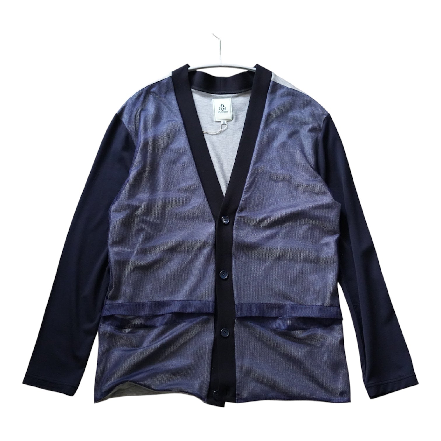 mando (マンド) / mesh panel cardigan