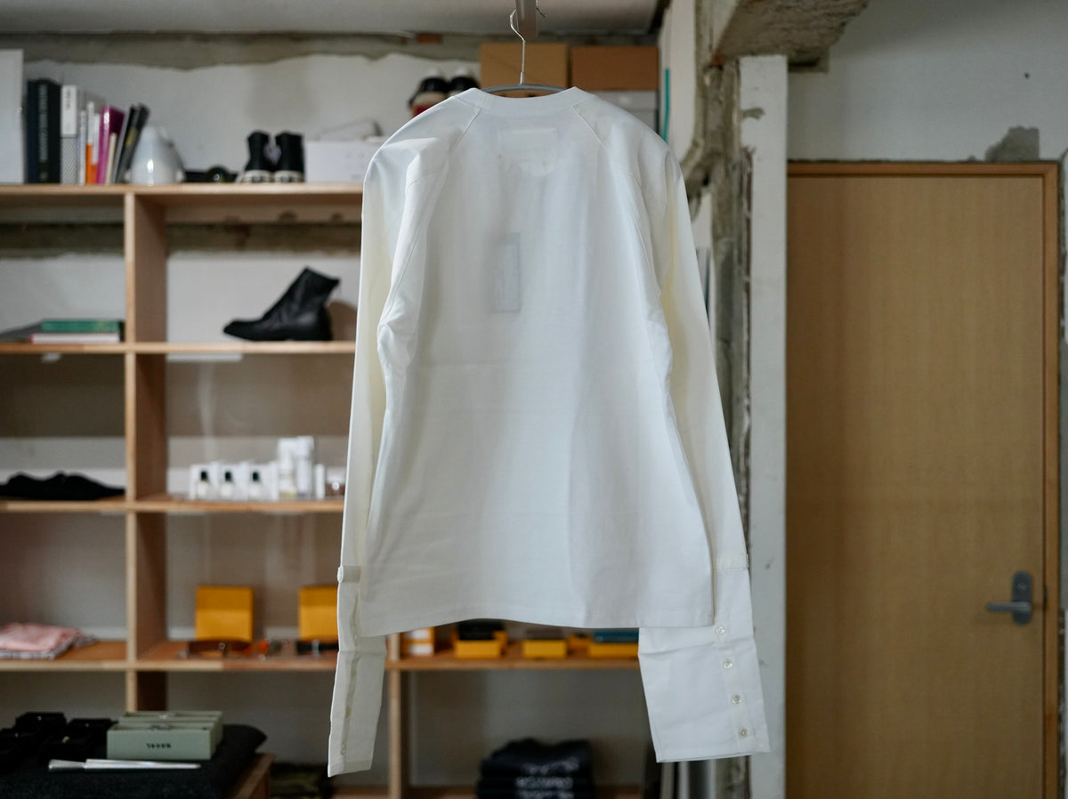 New Western Manner / Shirts Sleeve Crew neck White