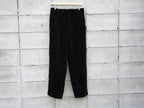 BISOWN ( ビソウン ) / MIXED-WALE CORDUROY NOTUCK SLACKS BLACK