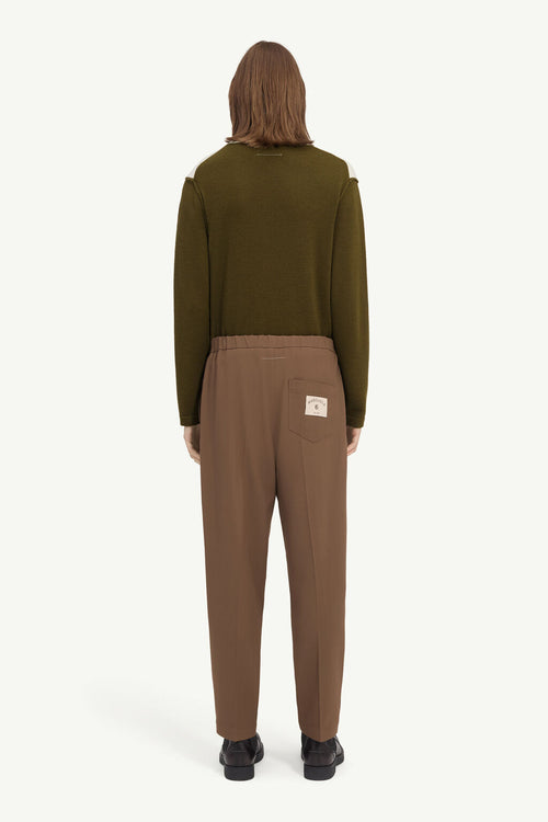 MM6 Maison Margiela (エムエムシックス) / Wool Blend Trousers Gry